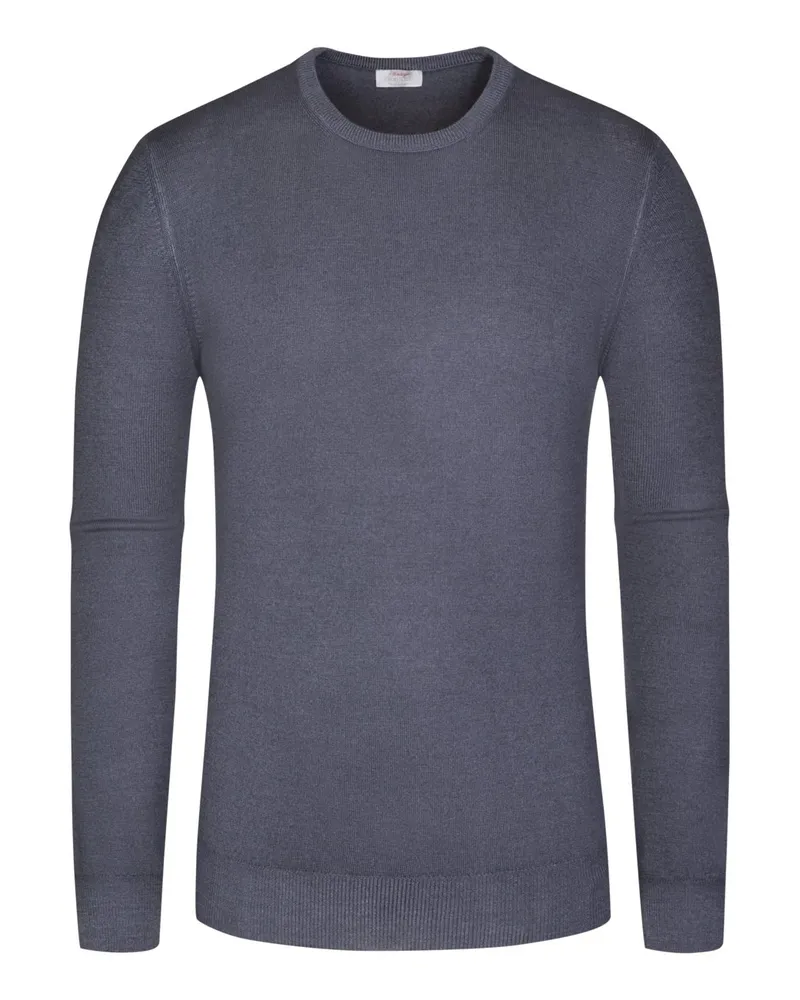 Gran Sasso Pullover aus Merinowolle in Vintage-Optik Anthrazit