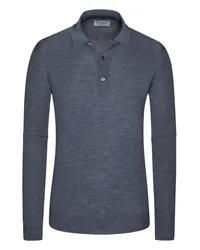 John Smedley Poloshirt mit Natural-Stretch,100% Schurwolle Anthrazit