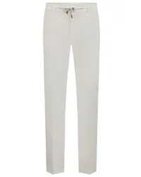 Eleventy Chinohose Milano aus Cord Offwhite