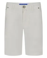 Jacob Cohën Glatte Bermudashorts Lou mit Stretch-Anteil, Slim Fit Offwhite