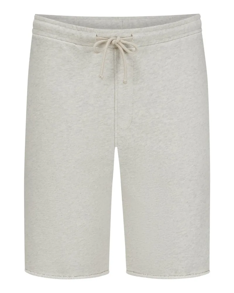 Juvia Softe Sweatshorts in melierter Optik Hellgrau