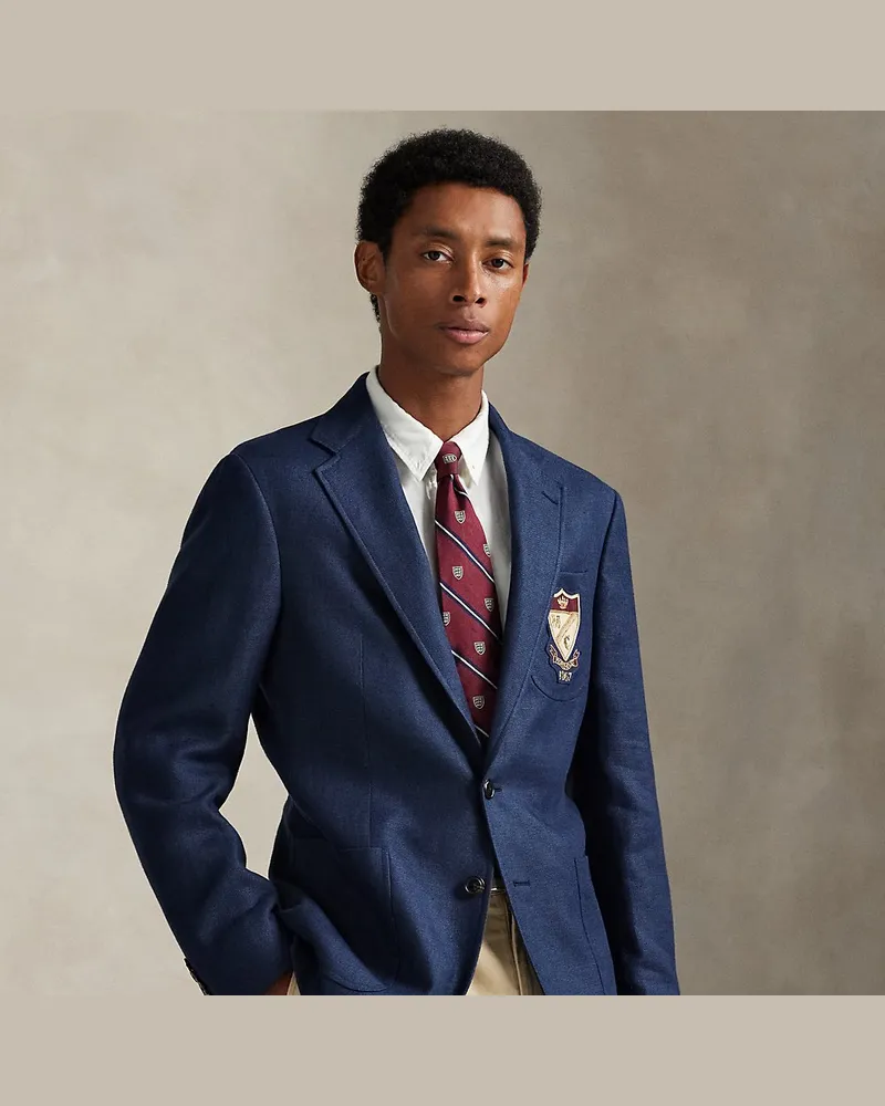 Ralph Lauren Das Leinensakko Morehouse College Blue