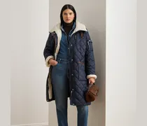 Plus Größen - Daunenmantel mit Rautensteppung