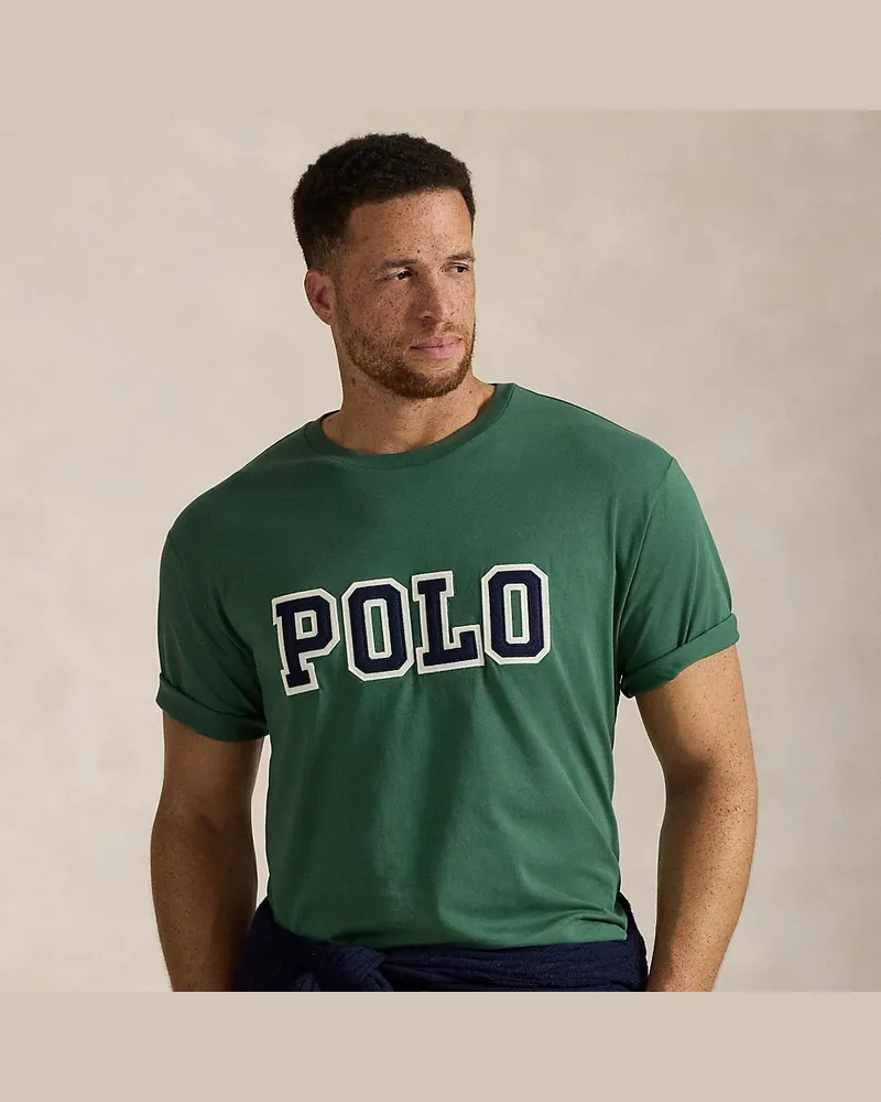 Ralph Lauren Große Größen - Jersey-T-Shirt mit Logo Green