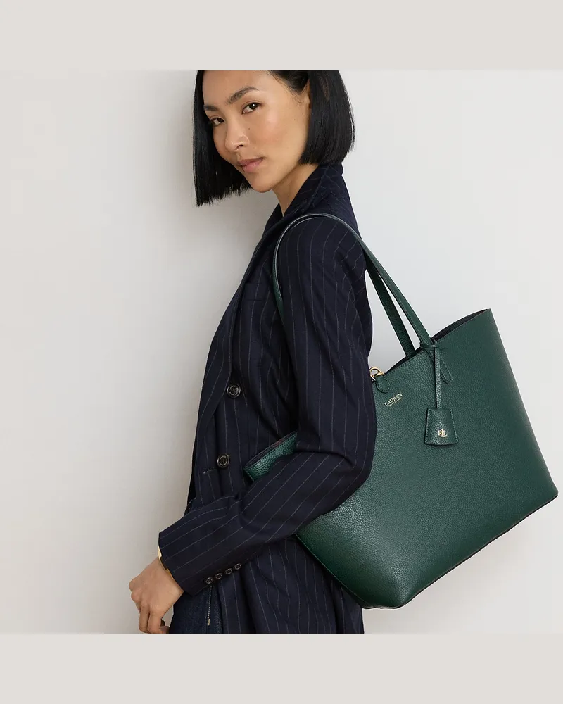 Ralph Lauren Große wendbare Kunstleder-Tragetasche Multi