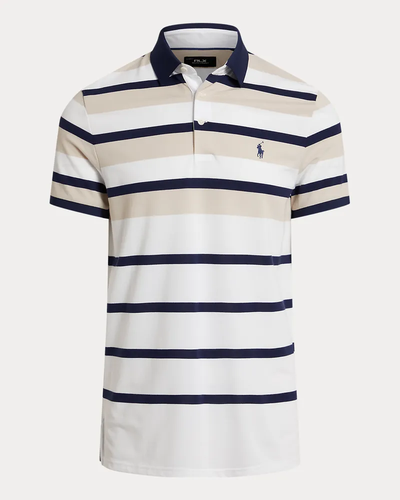 Ralph Lauren Tailored-Fit Performance-Poloshirt Cream