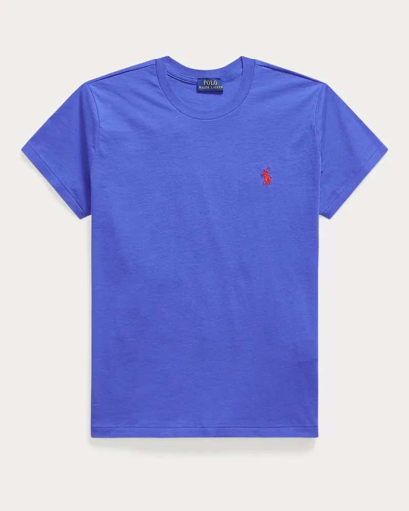 Ralph Lauren Classic-Fit Rundhals-T-Shirt aus Jersey Blue