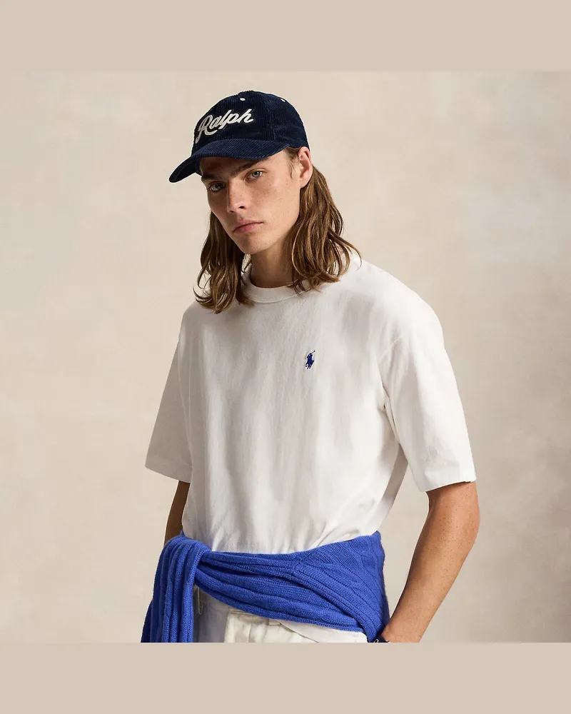 Ralph Lauren Relaxed-Fit T-Shirt aus Jersey White