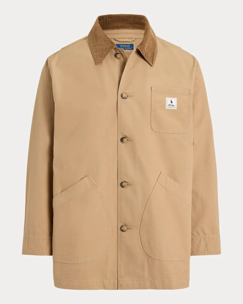 Ralph Lauren Steppjacke aus Baumwollsegeltuch Tan