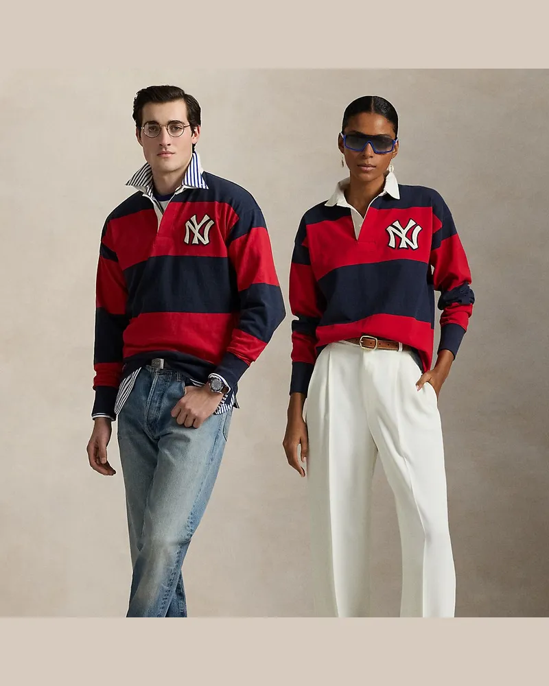 Ralph Lauren Rugbyhemd Polo  Ralph Lauren Lauren Yankees Blue