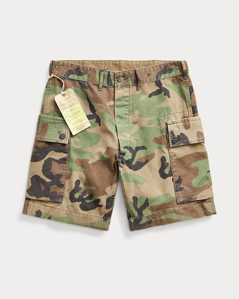 Ralph Lauren Camouflage-Cargo-Shorts aus Ripstop Multi