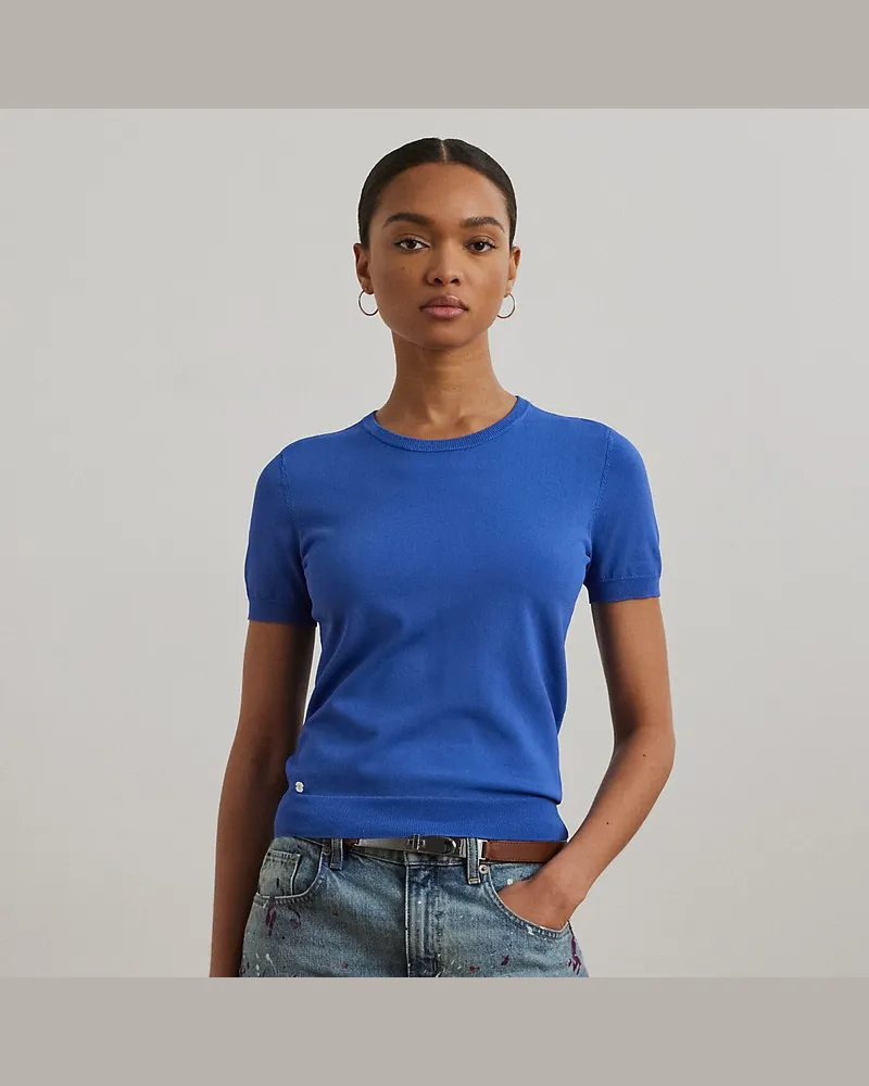 Ralph Lauren Kurzarmpullover Blue