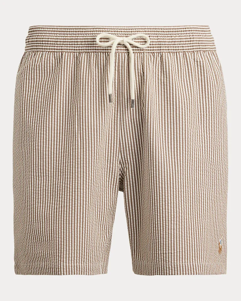 Ralph Lauren Klassische Badeshorts Traveler Brown