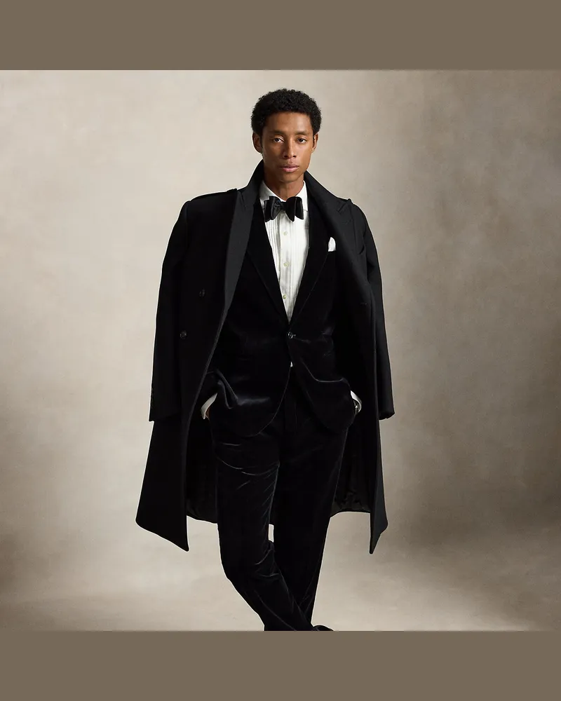 Ralph Lauren Anzughose aus Samt Black