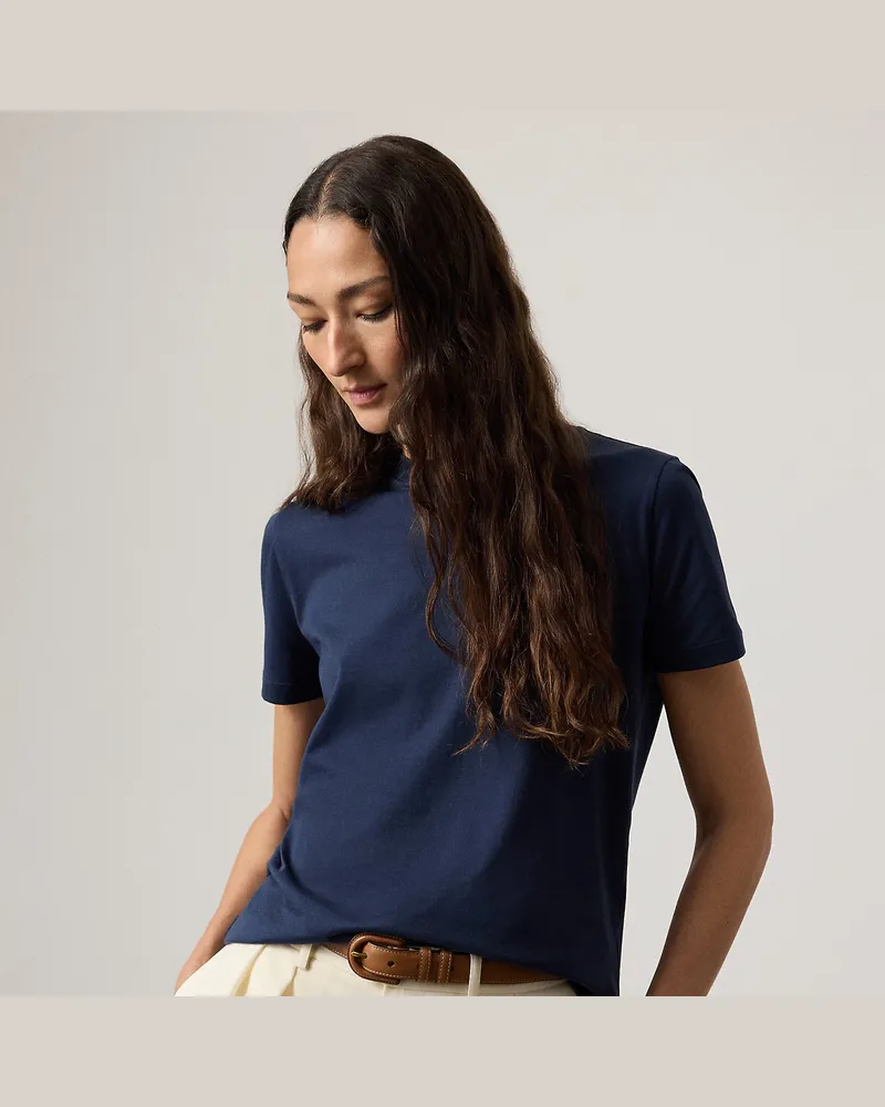 Ralph Lauren T-Shirt Hallie aus Baumwolljersey Blue