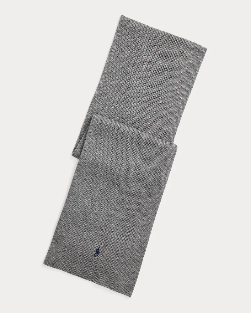 Ralph Lauren Wollschal mit Pony Grey