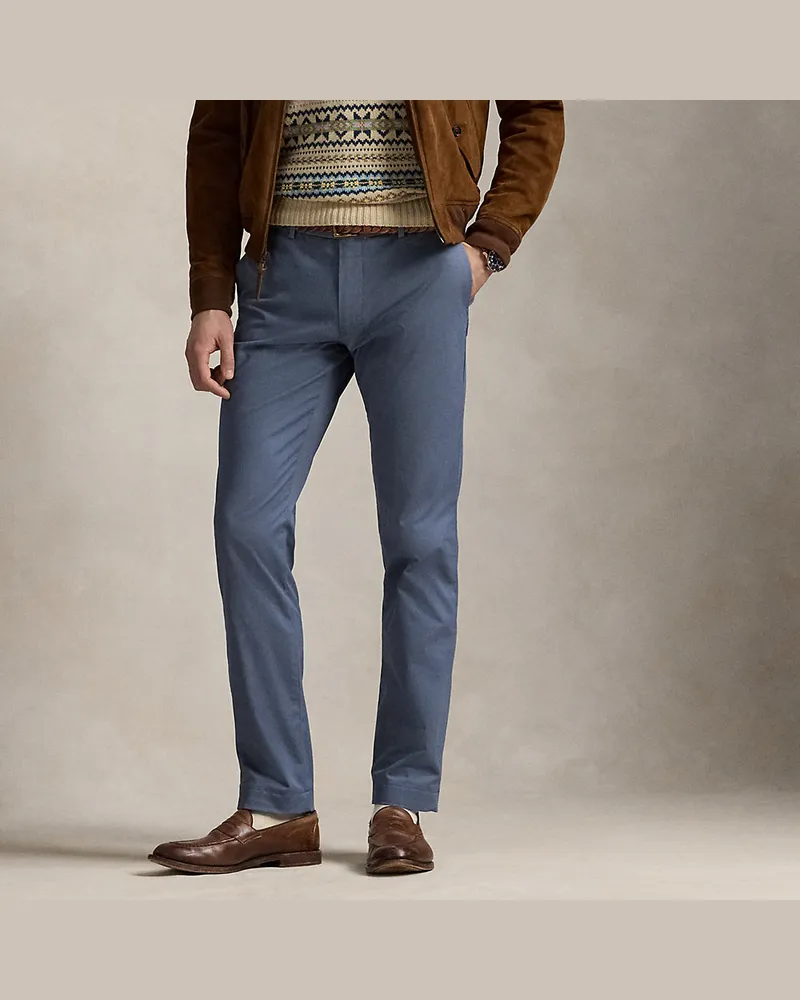 Ralph Lauren Slim-Fit Chinohose Greenwich Blue