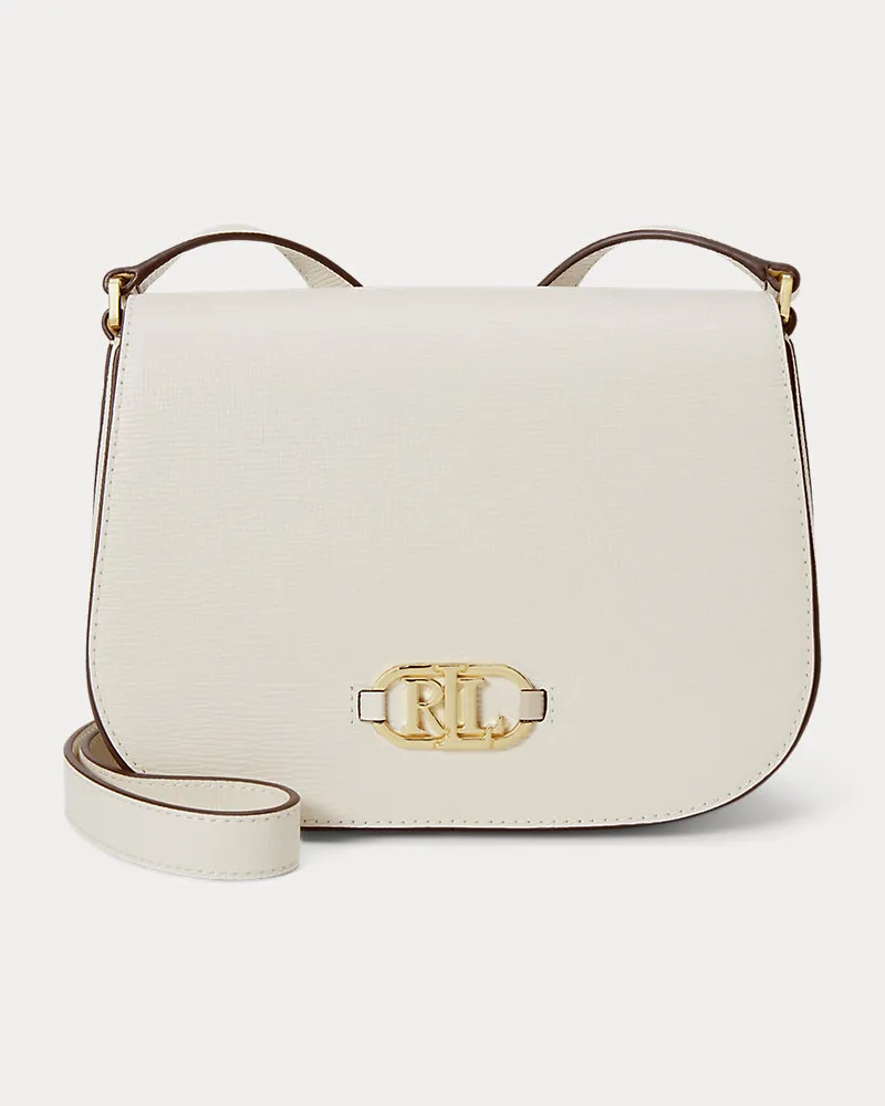 Ralph Lauren Umhängetasche Rylan aus Saffianleder White