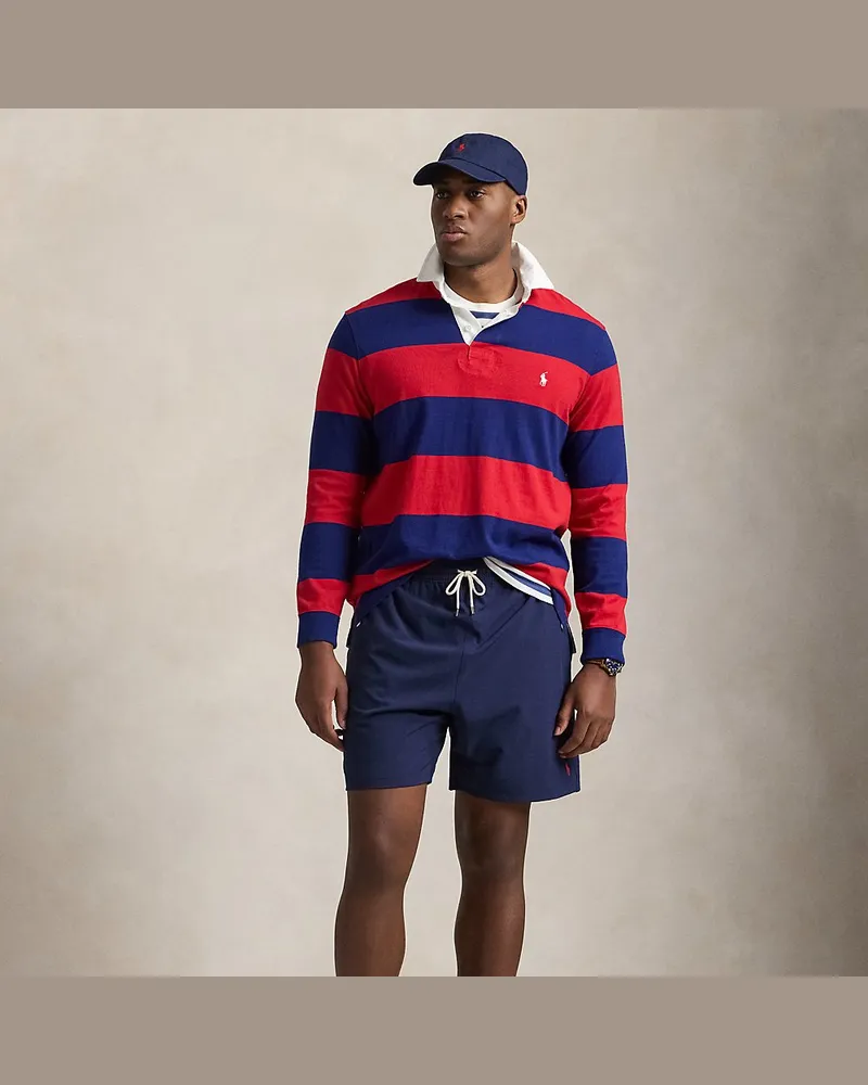 Ralph Lauren Große Größen - Classic-Fit Stretch-Badeshorts Traveler Blue