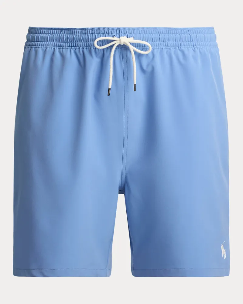 Ralph Lauren Große Größen - Classic-Fit Stretch-Badeshorts Traveler Blue