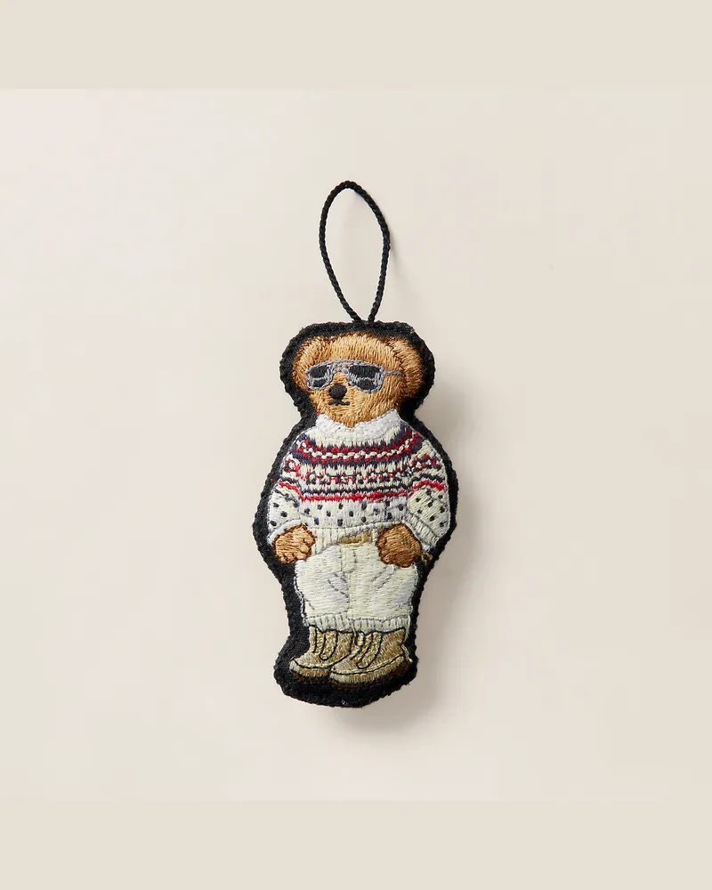 Ralph Lauren Home Ornament mit Fair Isle Polo Bear Multi