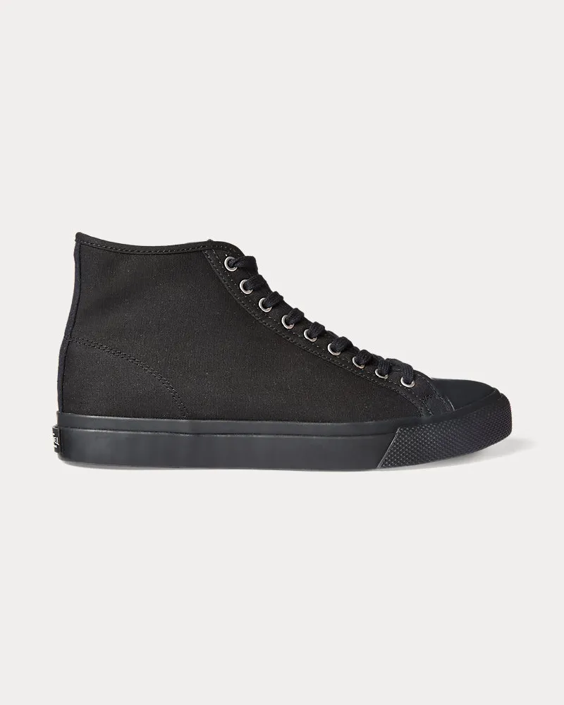 Ralph Lauren Segeltuch-Sneaker Mayport Black