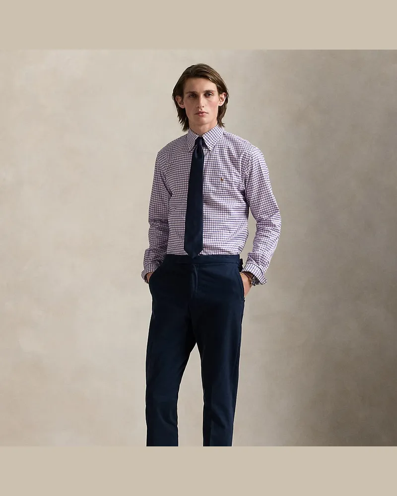 Ralph Lauren Konfektioniert gefärbte Chino-Anzughose Blue