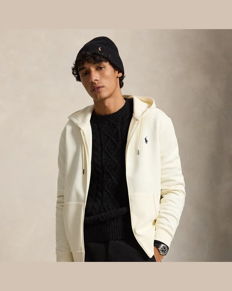 Ralph Lauren Doppellagige Kapuzenjacke Cream