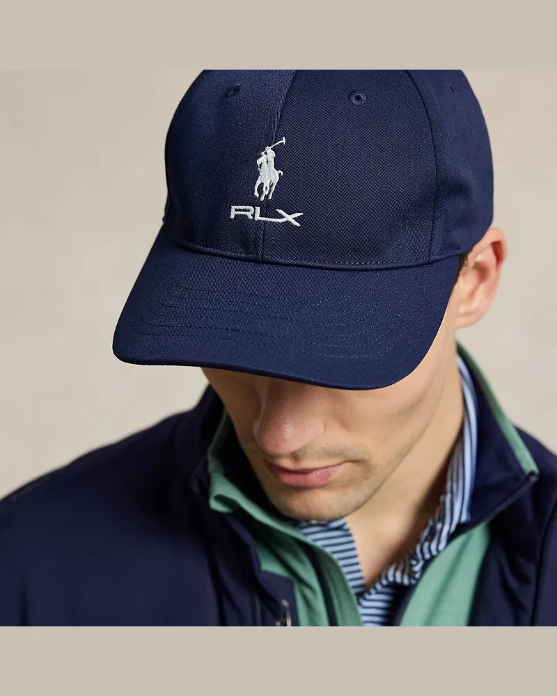 Ralph Lauren Logo-Sportkappe mit Stickerei Blue