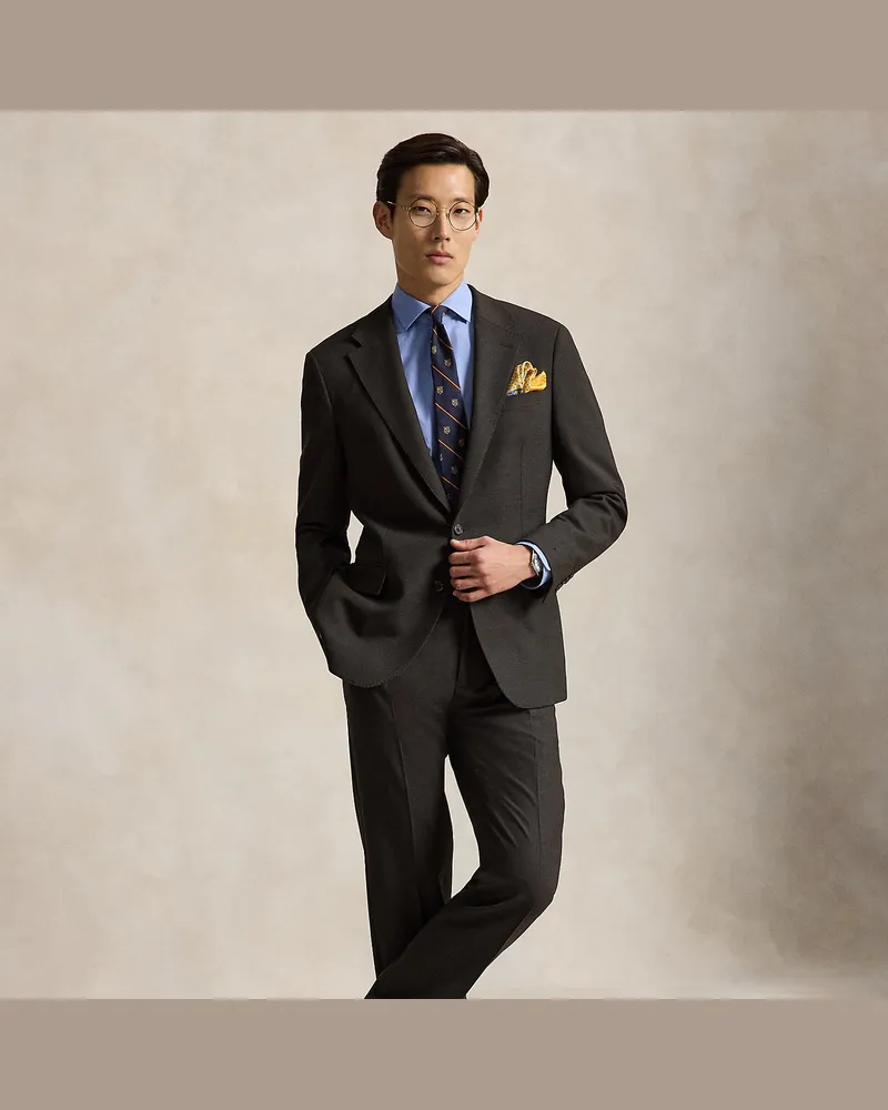 Ralph Lauren Pfauenaugen-Anzughose Brown