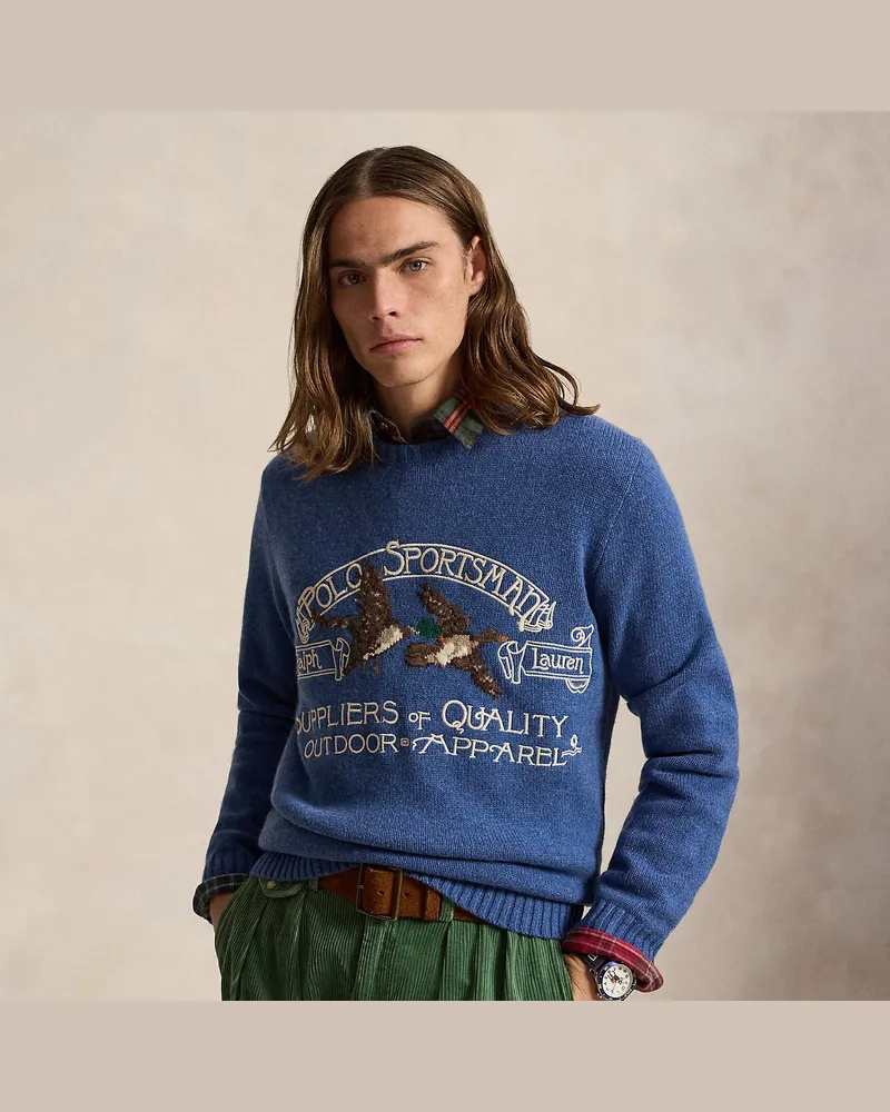 Ralph Lauren Pullover Polo Sportsman Blue