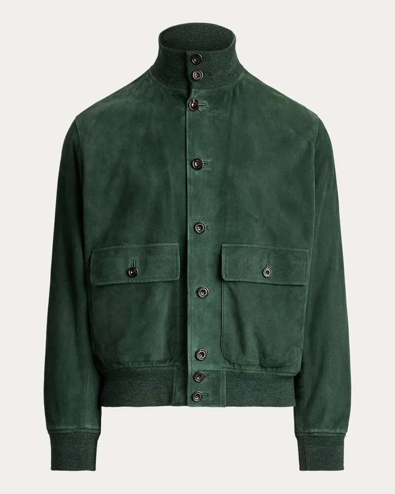 Ralph Lauren Wildlederjacke Green