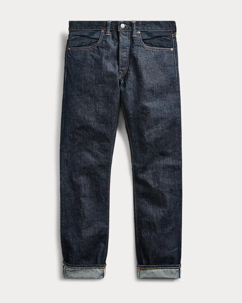 Ralph Lauren Vorgewaschene Slim-Fit Selvedge-Jeans Blue