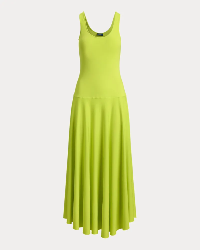 Ralph Lauren Trägerkleid aus Stretch-Ponté Green