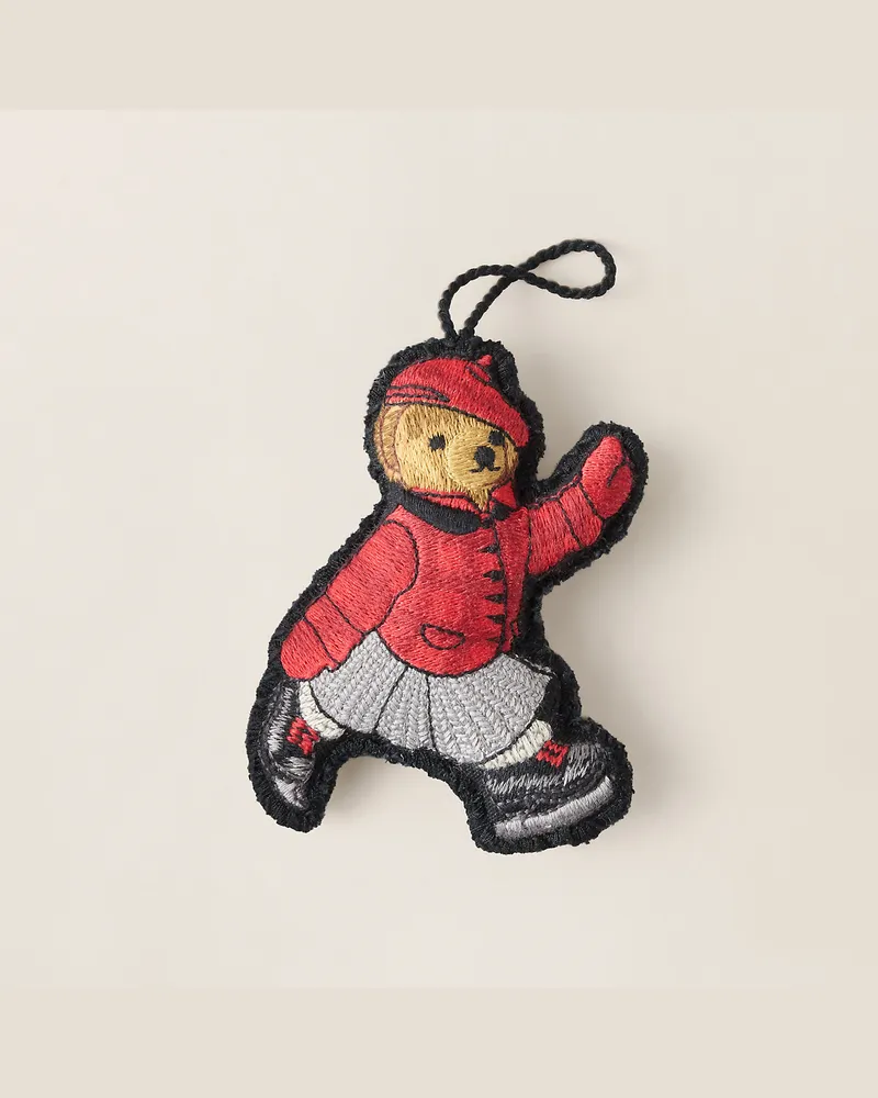 Ralph Lauren Home Ornament schlittschuhlaufender Polo Bear Multi