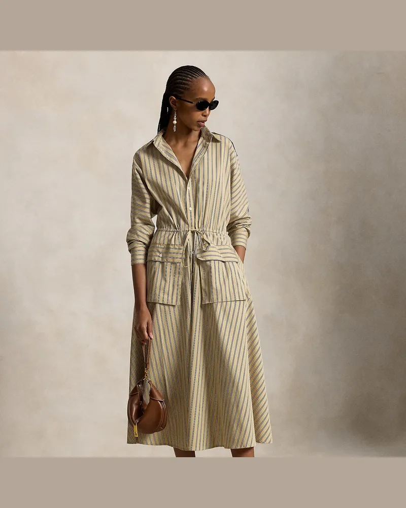 Ralph Lauren Utility-Hemdkleid mit Streifen Multi