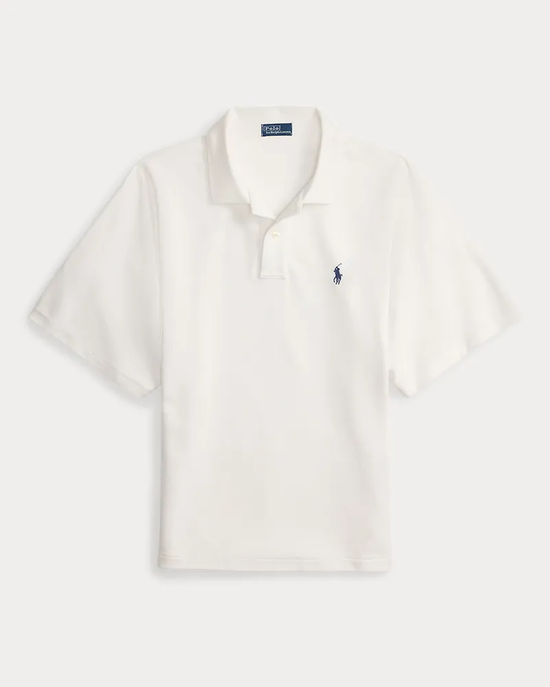 Ralph Lauren Piqué-Poloshirt mit Fledermausärmeln White