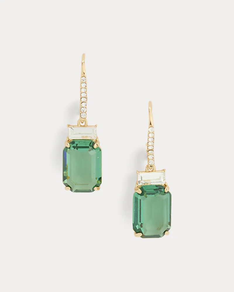 Ralph Lauren Vergoldete Ohrringe mit Schmucksteinen Gold