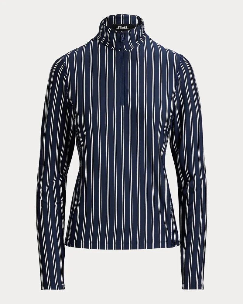 Ralph Lauren Jerseypullover mit Viertelreißverschluss Blue