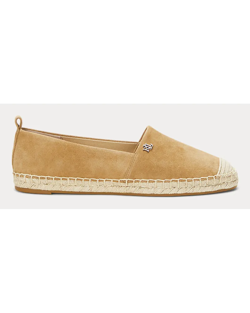 Ralph Lauren Espadrille Cameryn III aus Wildleder Brown