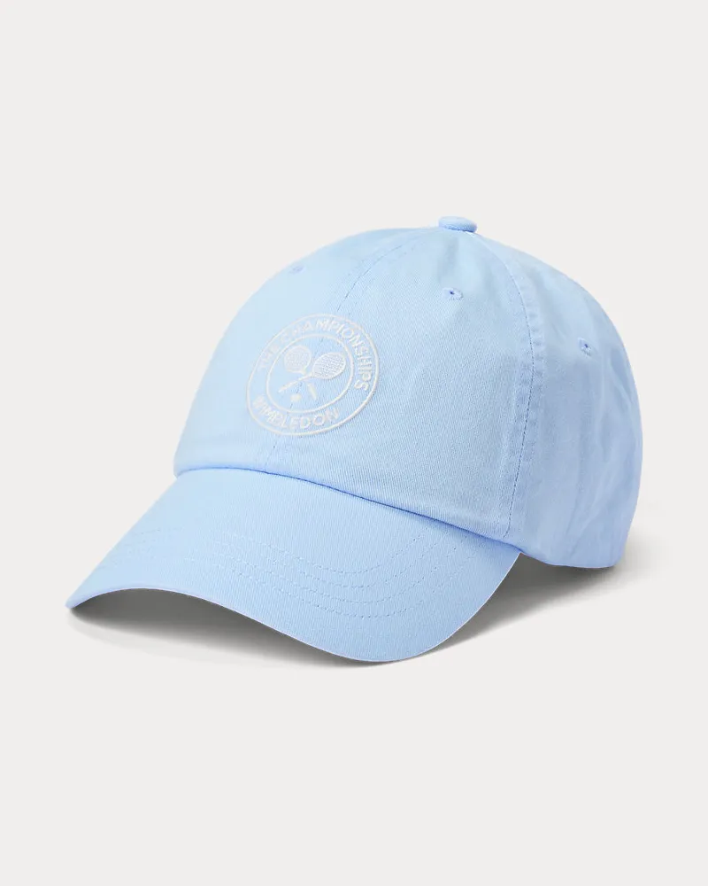 Ralph Lauren Twillkappe Wimbledon mit Logostickerei Blue