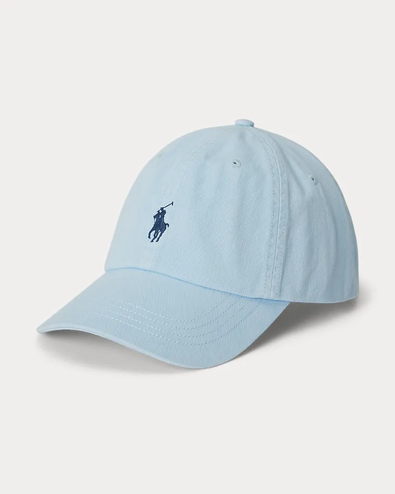 Ralph Lauren Bestickte Baseballkappe aus Twill Blue