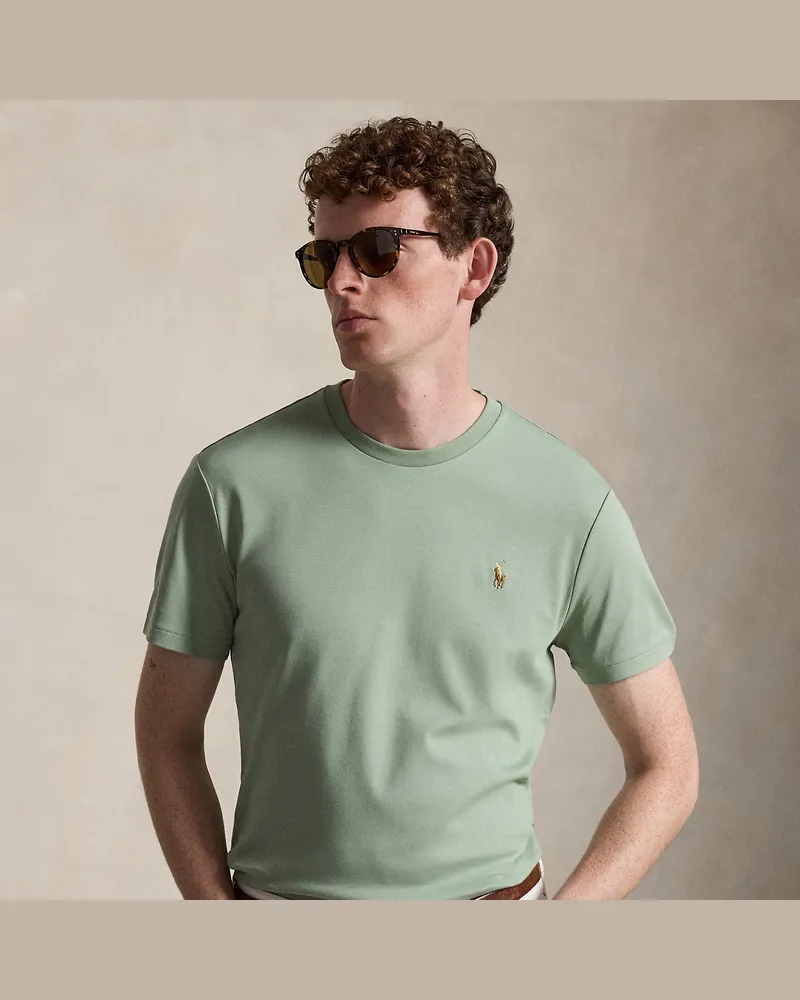 Ralph Lauren Weiches Custom-Slim-Fit T-Shirt Green