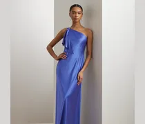 Einschultriges Abendkleid aus Charmeuse