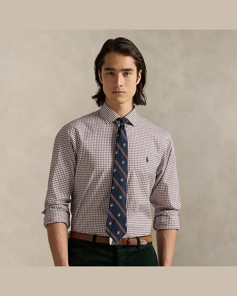 Ralph Lauren Kariertes Custom-Fit Hemd aus Popeline Multi