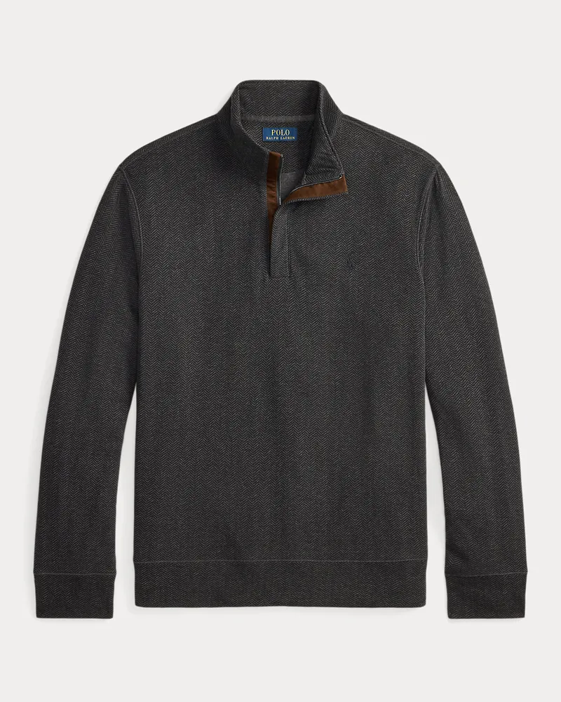 Ralph Lauren Luxuriöser Pullover aus Jersey Grey