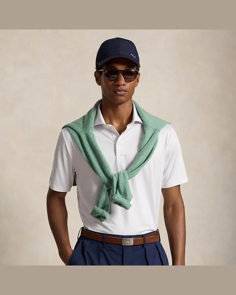 Ralph Lauren Tailored-Fit Performance-Poloshirt Blue