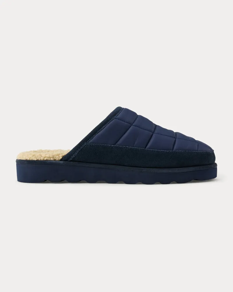 Ralph Lauren Slipper Reade mit Wildlederbesatz Blue