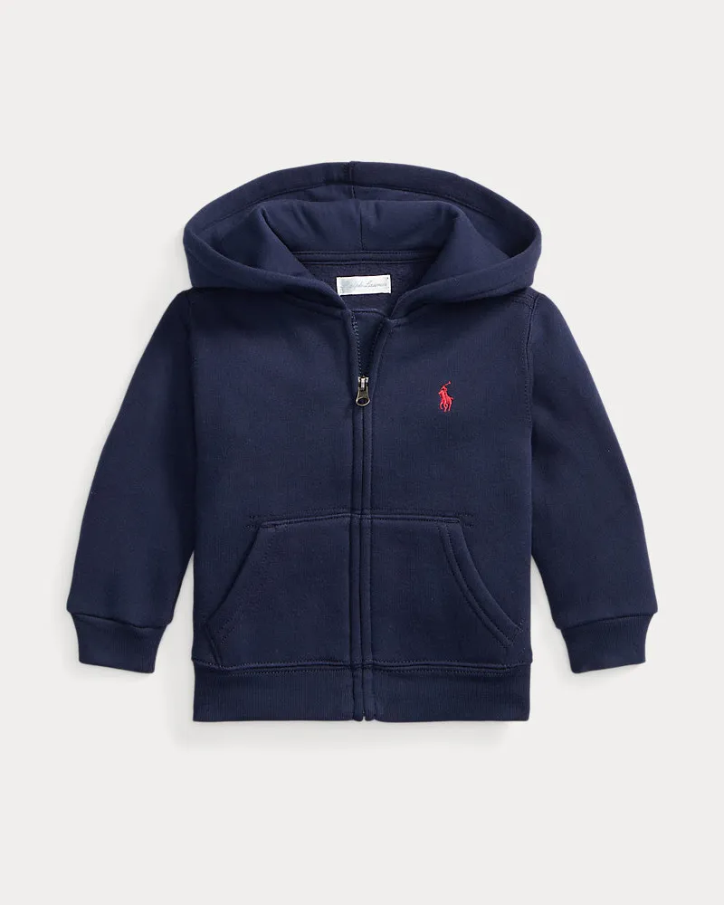 Ralph Lauren Fleece-Kapuzenjacke Blue