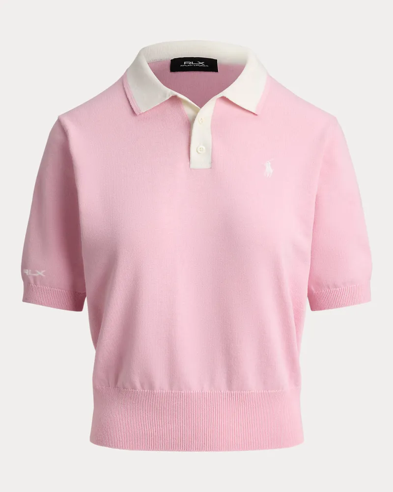 Ralph Lauren Pullover mit Polokragen Pink